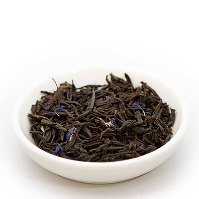 Red Rooster Coffee Roaster - Wholesale Loose Tea - Earl Grey Ceylon Black Loose Leaf Tea with Blue Cornflowers