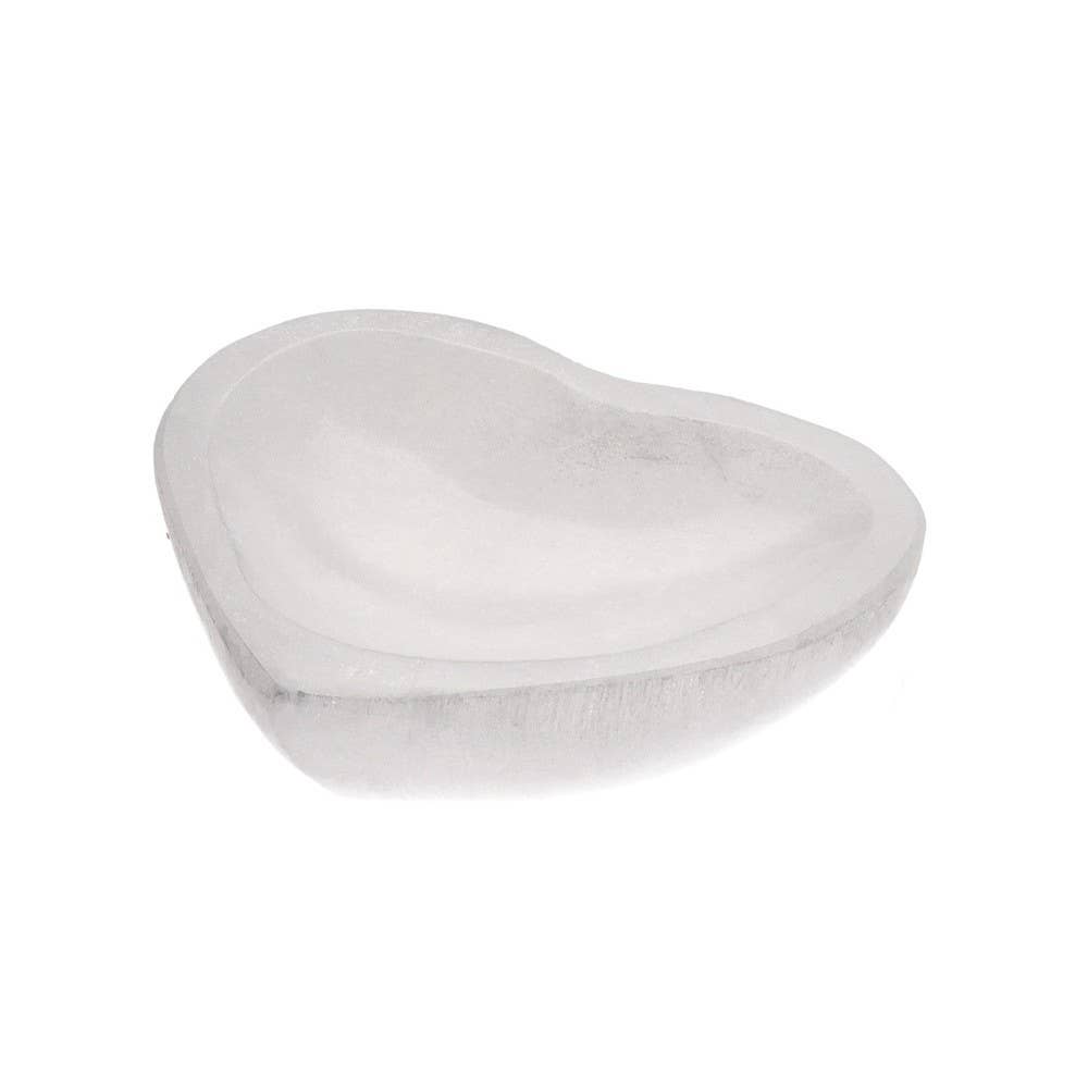 Vives de la Cortada S.L - Wholesale Spiritual stone/crystal - Small Selenite Heart Bowl.- Purification
