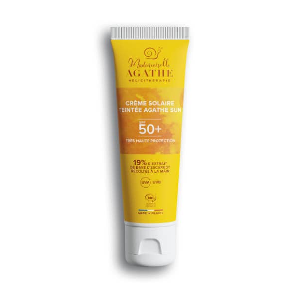 Mademoiselle Agathe - Wholesale Sunscreen - Certified organic sunscreen - tinted SPF50+3
