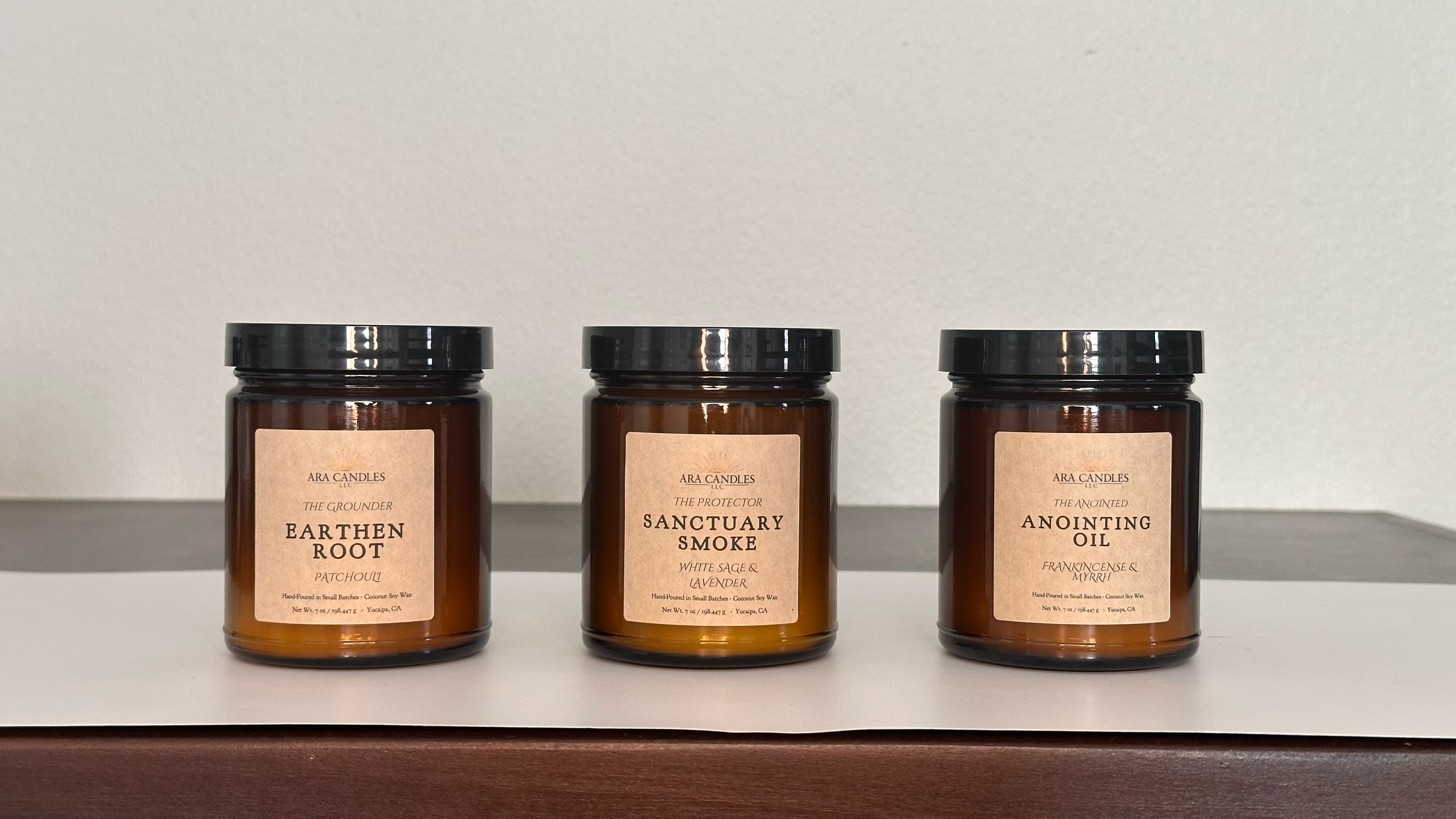 AraCandles - Wholesale Jar/Filled Candle - The Anointed - Anointing Oil1