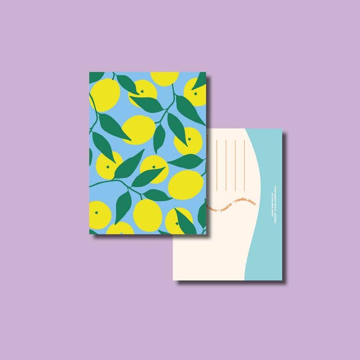 Sand to - Wholesale Everyday Greeting Card - Citroen map0