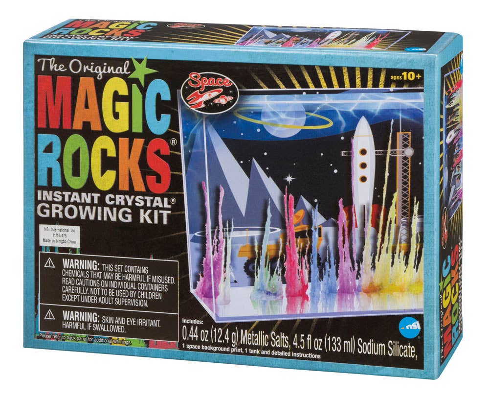 Toysmith - Wholesale DIY Craft Kit - Kids - Magic Rocks Instant Crystal Growing Kit 2 Asst, STEM Toy