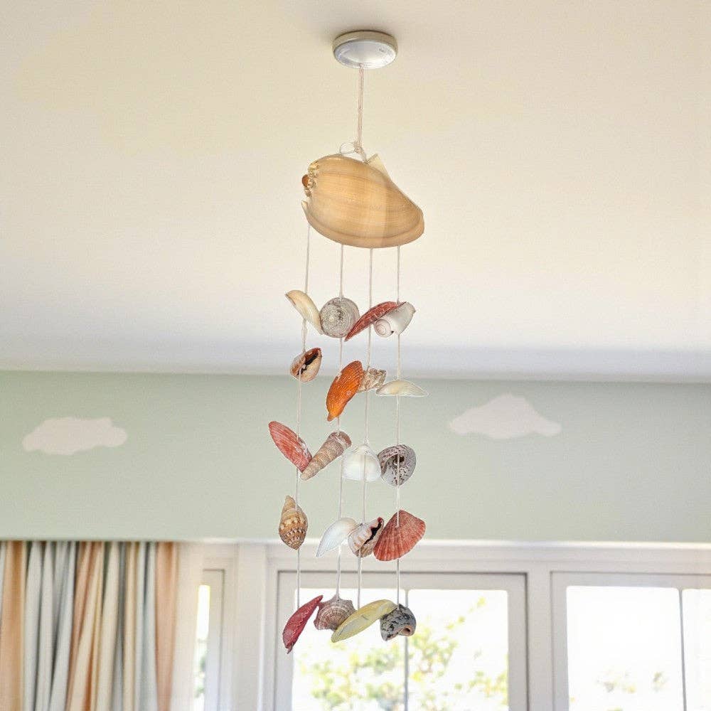 Earths Elements Wholesale - Vente Carillons - Carillon Tonna Tesselata avec Mouette0