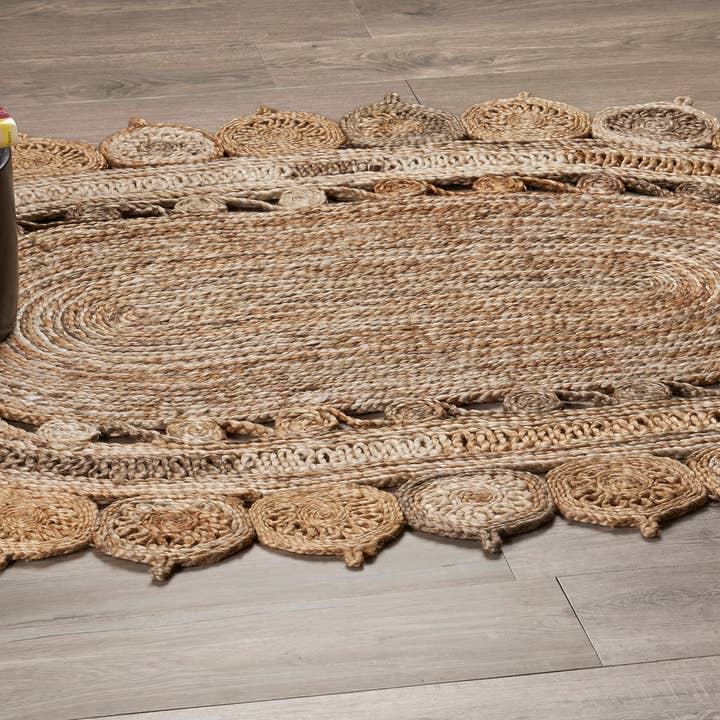 LR Home - Wholesale Area Rug - Bailey Brie Multi Natural Handmade Braided Jute Area Rug5