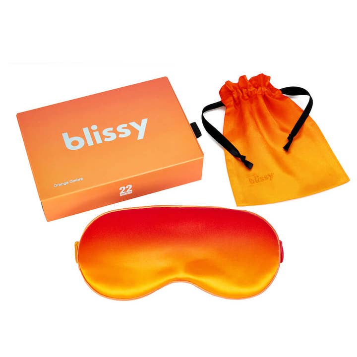 Sleep Mask - Orange Ombre for wholesale by Blissy