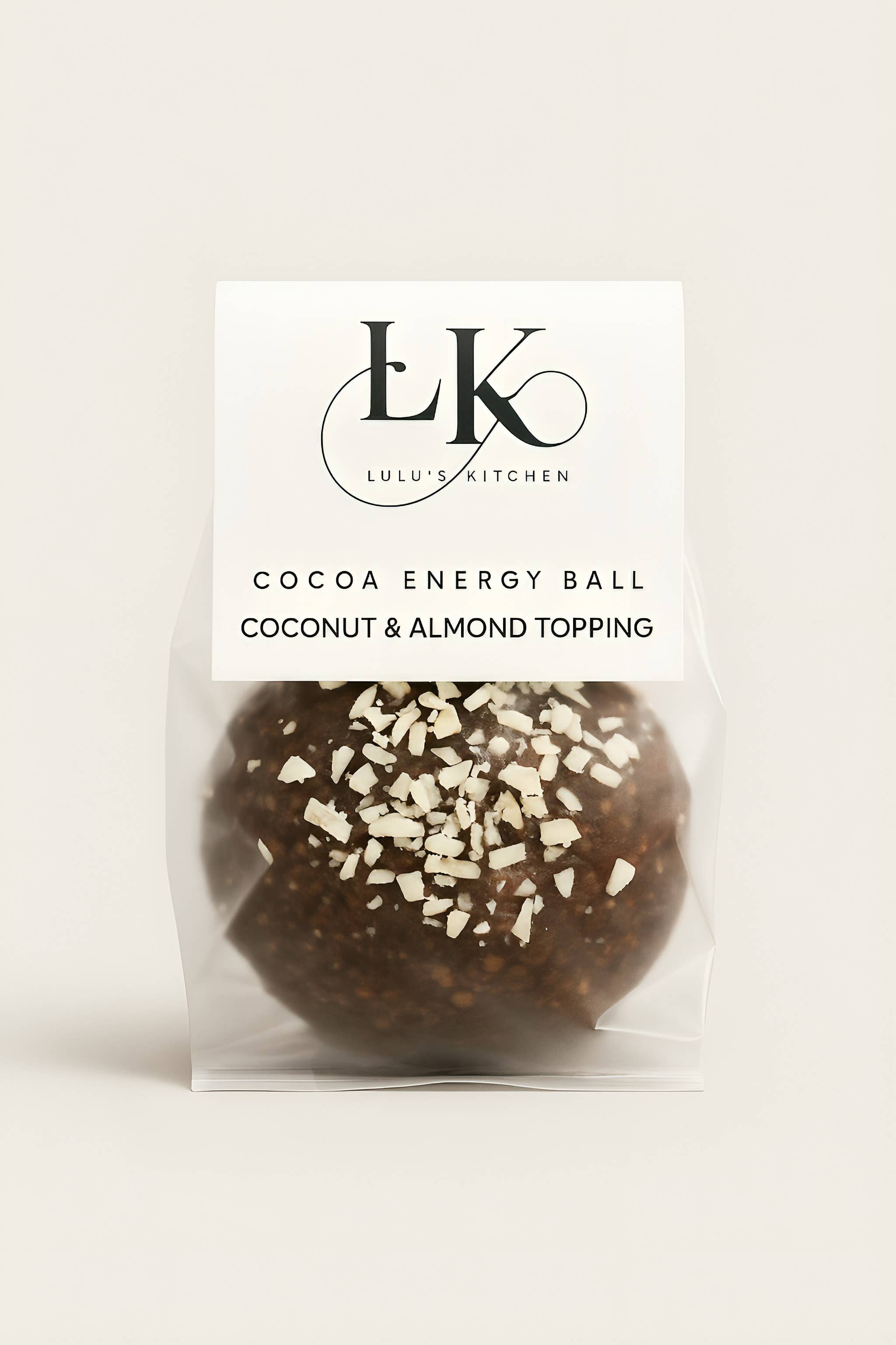 Lulu's kitchen - Wholesale Snack Bar - Cocoa Energy Ball with Almond & Coconut Topping 2