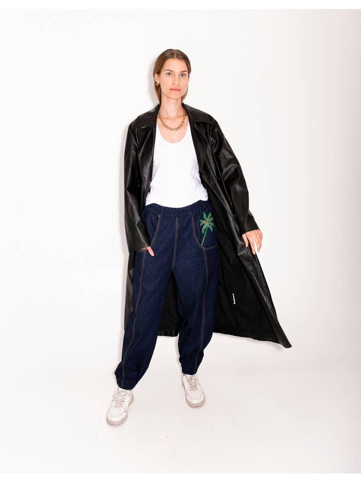 Aline Yaneli - Wholesale Jeans - Women's - Embroidered Jeans1