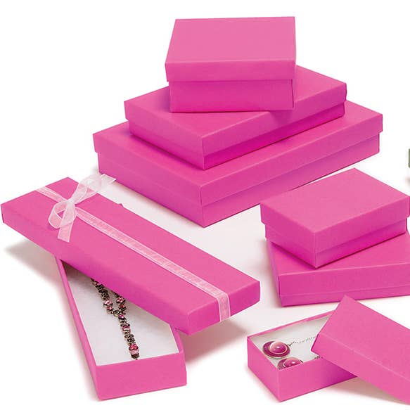 Pink Recycled Jewelry & Gift Boxes for wholesale by Nashville Wraps
