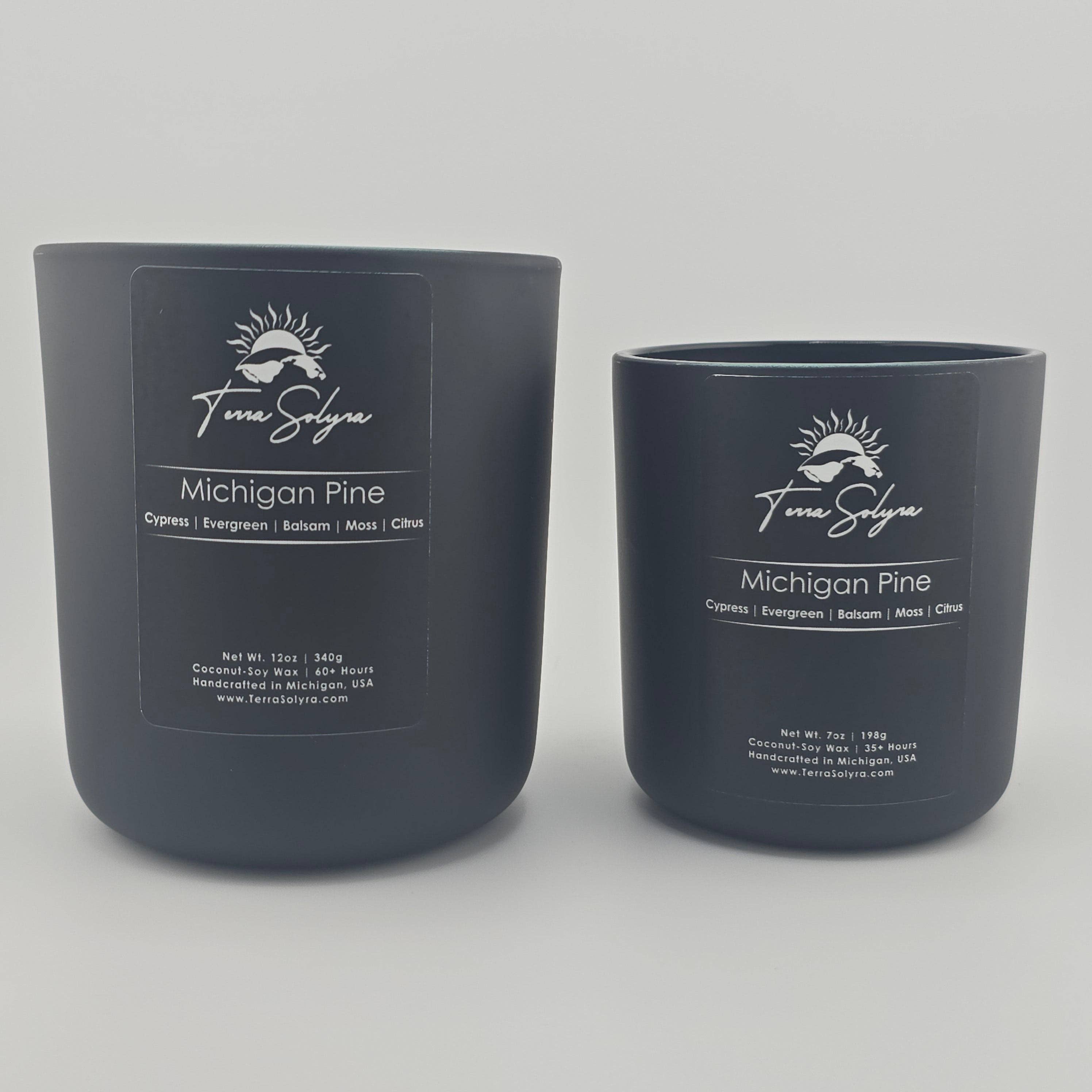 Terra Solyra LLC - Wholesale Jar/Filled Candle - Michigan Pine Candle2