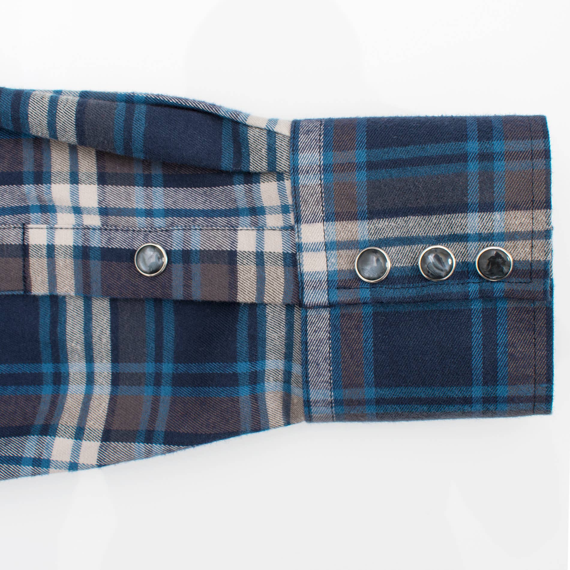 Rodeo Clothing - Wholesale Button Down Shirt - Men's - Men's Western Long Sleeve Flannel Shirts With Snap Buttons33