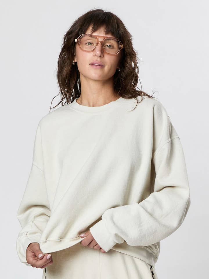 Studio L/S Shorty Sweatshirt for wholesale by Ragabond Studio