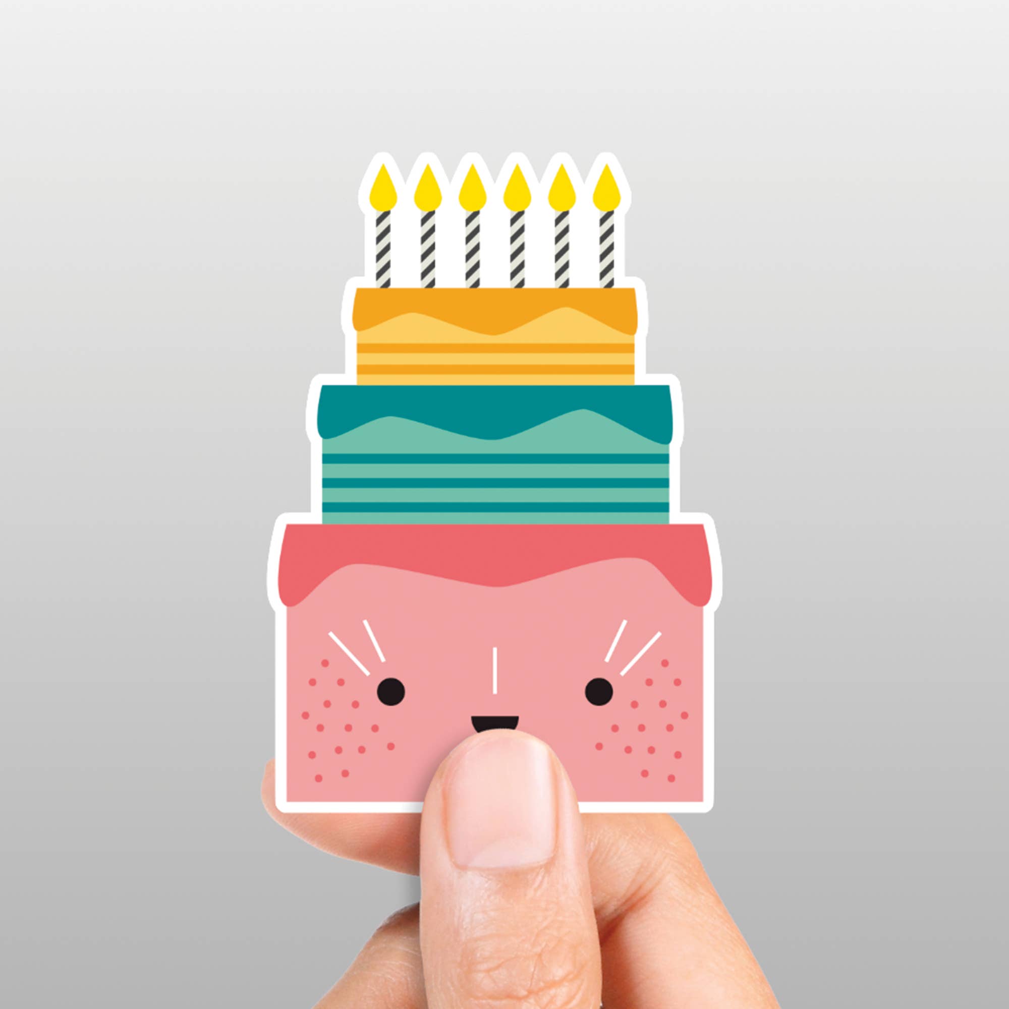 Mint Parcel - Wholesale Sticker - Happy Cake Sticker
