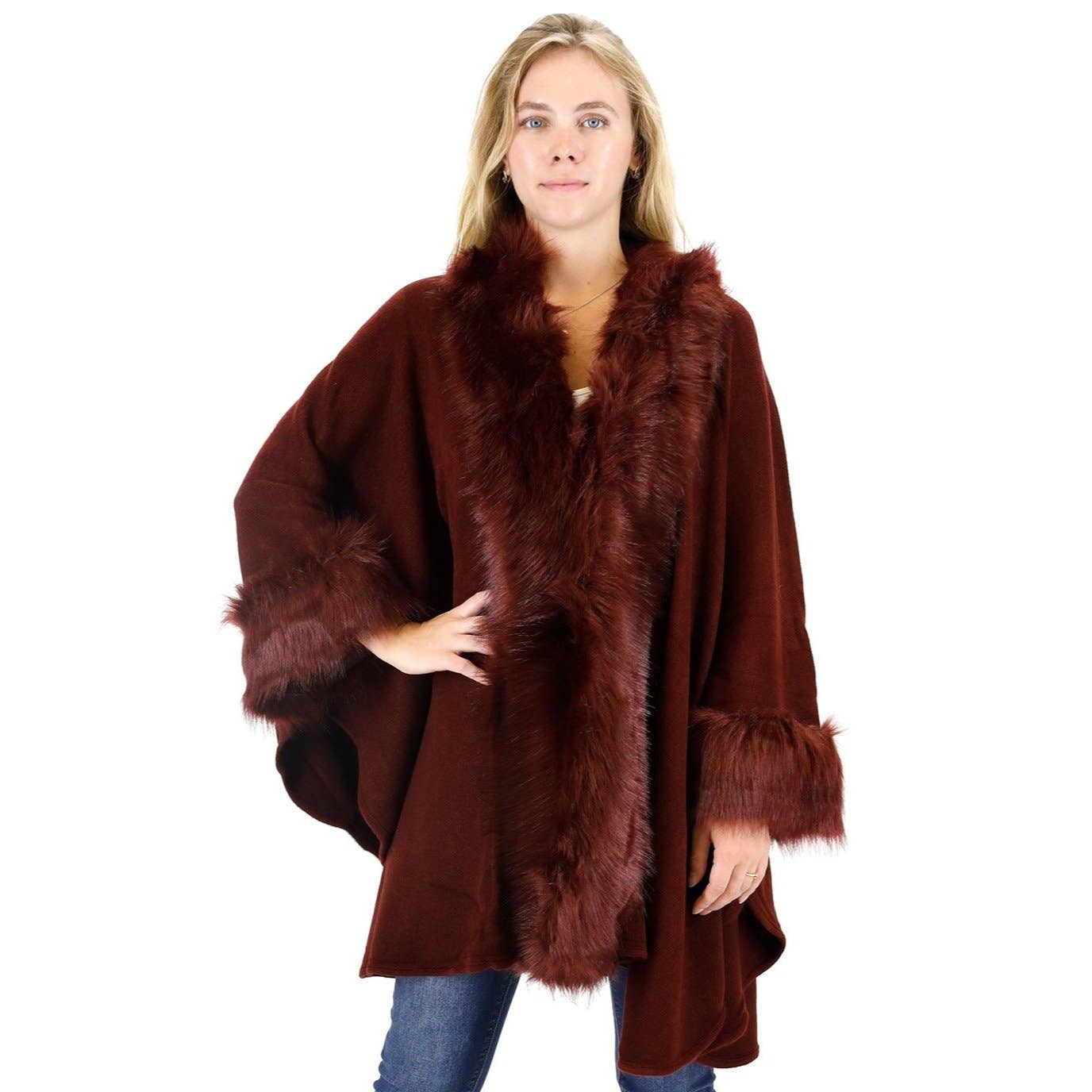 TAPA fashion – wholesale Päls/fuskpäls - Dam – Päls Sjal Lång SH921 (2ST)2