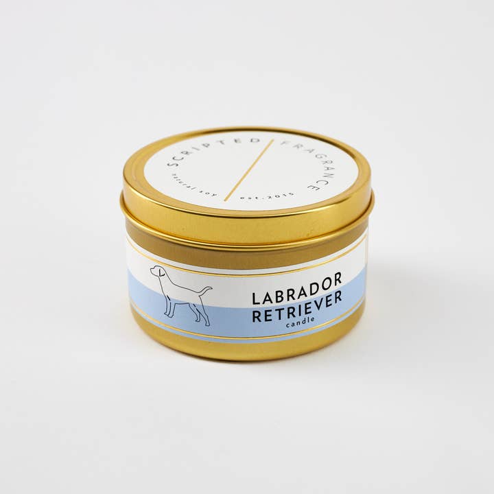 Scripted Fragrance - Vendita all'ingrosso Candela in vasetto - Candela di soia della razza di cani Labrador Retriever - LEGGERE LE NOTE DEL PRODOTTO