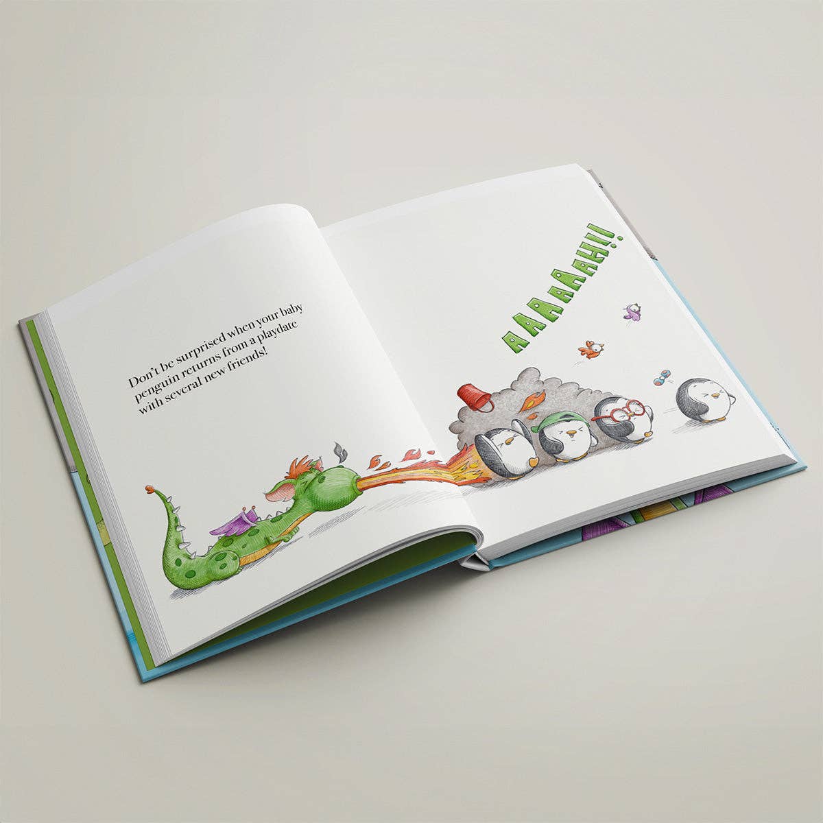 Paul Castle Studio - Wholesale Preschool Book (3-5) - How to Raise a Baby Penguin Book1