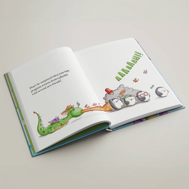 Paul Castle Studio - Wholesale Preschool Book (3-5) - How to Raise a Baby Penguin Book1