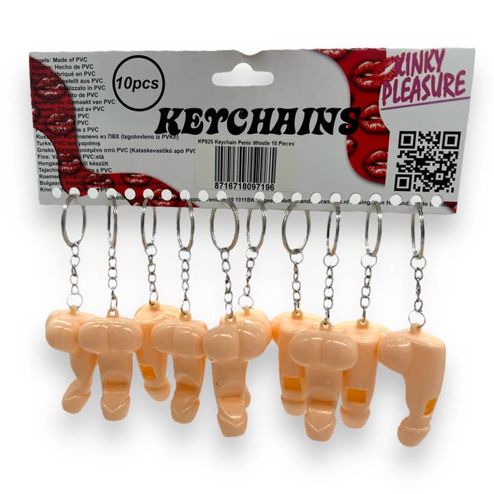 Kinky Pleasure – Engroshandel Spøg og skæmt-gave/gaveartikel – Kinky Pleasure - KP025 - Nøglering Penis Fløjte