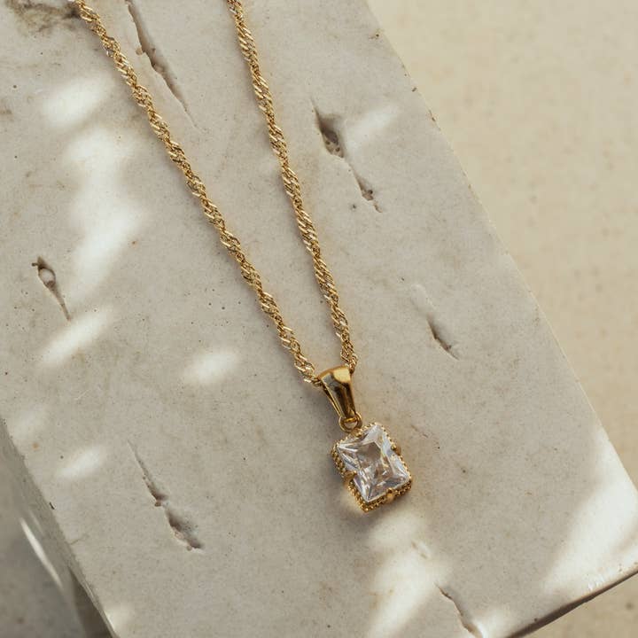 Colar Elodie Zirconia por atacado de Faya & Co.