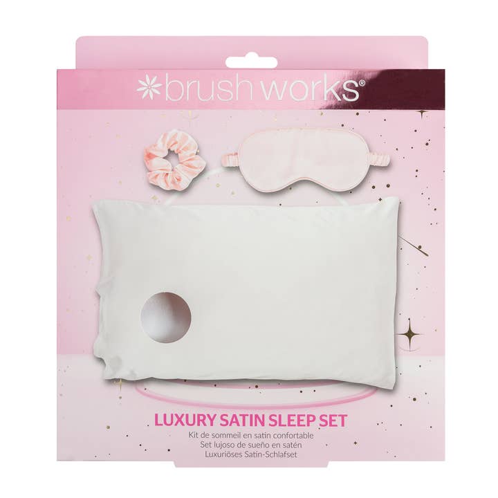 Soinvogue – wholesale Haircare set/kit – Brushworks Luxury Satin Sleep Set