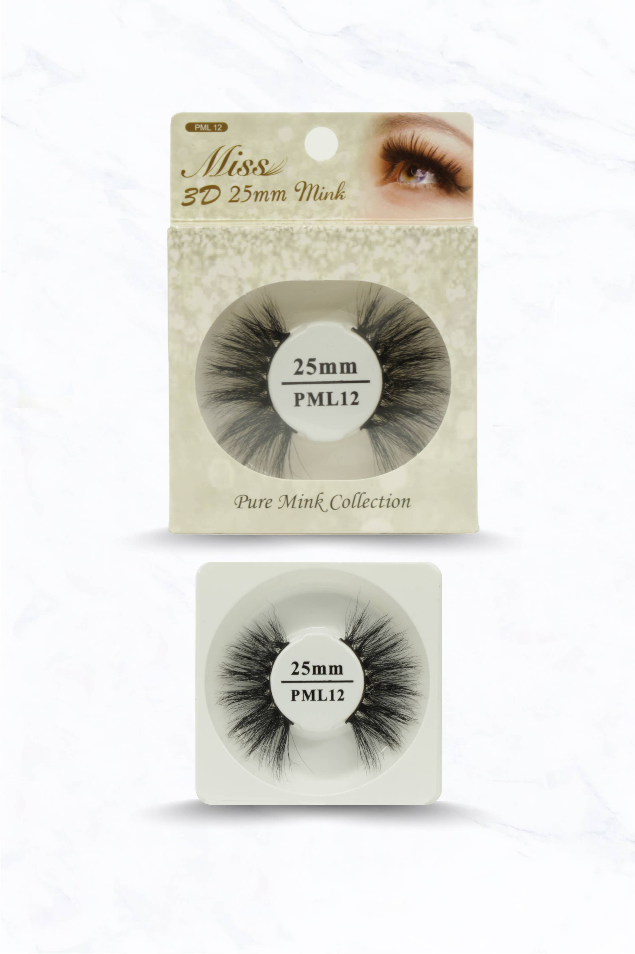 Suzie Q USA – Engroshandel Falske øjenvipper – Miss 3D 25 mm Mink PML 1-1211