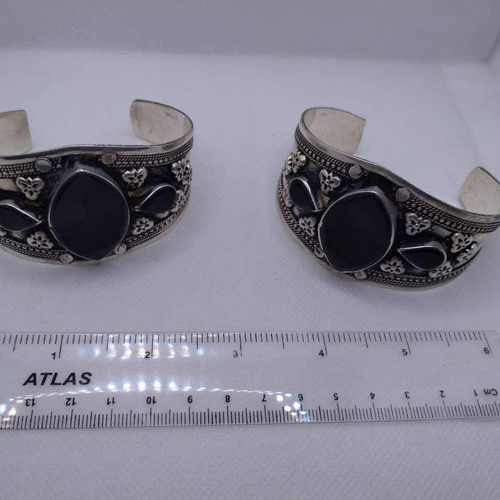 vintarust – wholesale Cuff bracelet – Afghan Stones Cuff Bracelet, Tribal Kuchi Cuff, Boho Cuff