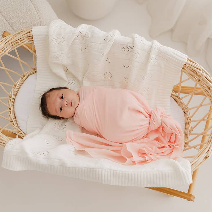 Pink Muslin Swaddle for wholesale by Emotion & Kids