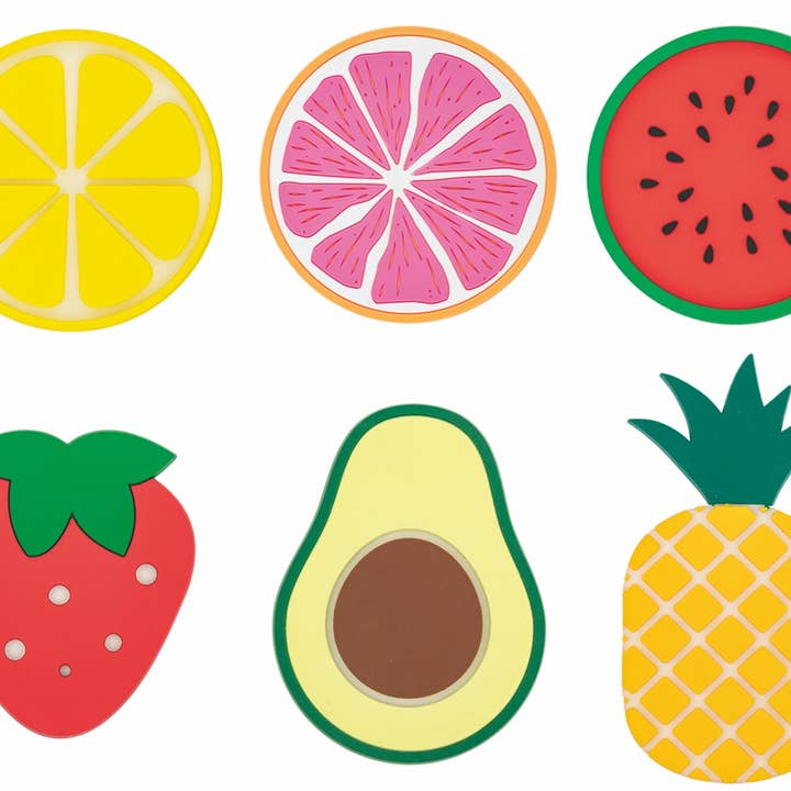 FRUIT COASTERS 6 ASS for wholesale by VdE Tivoli 1996