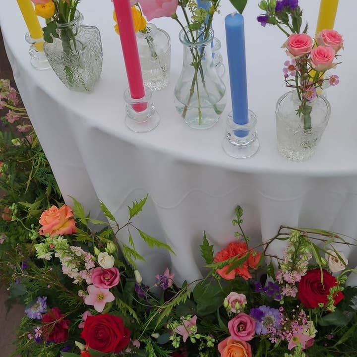 Shearer Candles - Wholesale Tapered Candle/Candlestick - Grey 8 inch Dinner Candles x 203