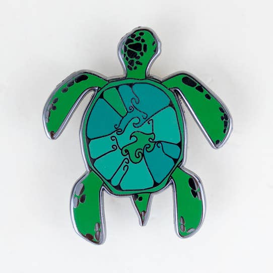 Wings Hawaii - Wholesale Lapel Pin/Button - Enameled Pin - Honu0