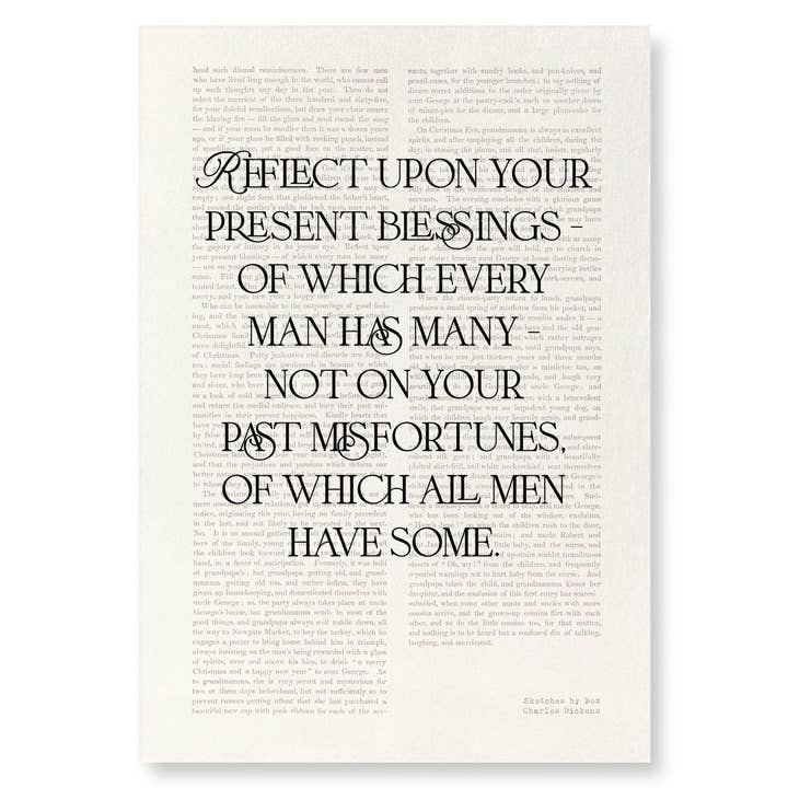 DENK ÜBER DEINE SEGNUNGEN NACH (1836): Viktorianischer Kunstdruck für den Großhandel von Ezen Trade