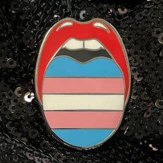 Transgender Pride Pin for wholesale by Queen On The Scene