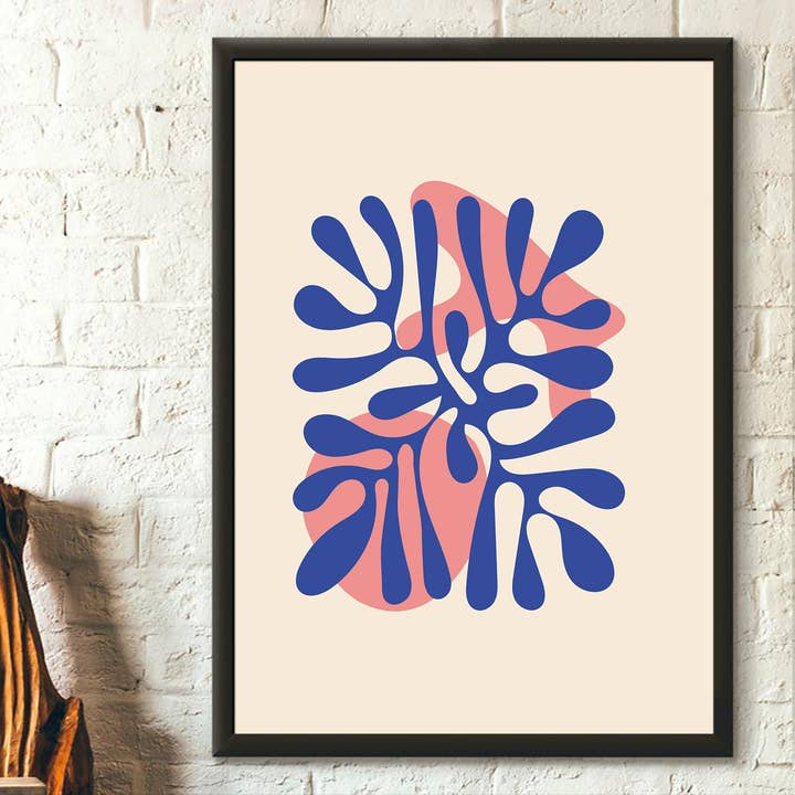 Arte Moderna de Meados do Século Geométrica Neutra Boho Flor Arco-íris por atacado de Vintage Wall Graphics