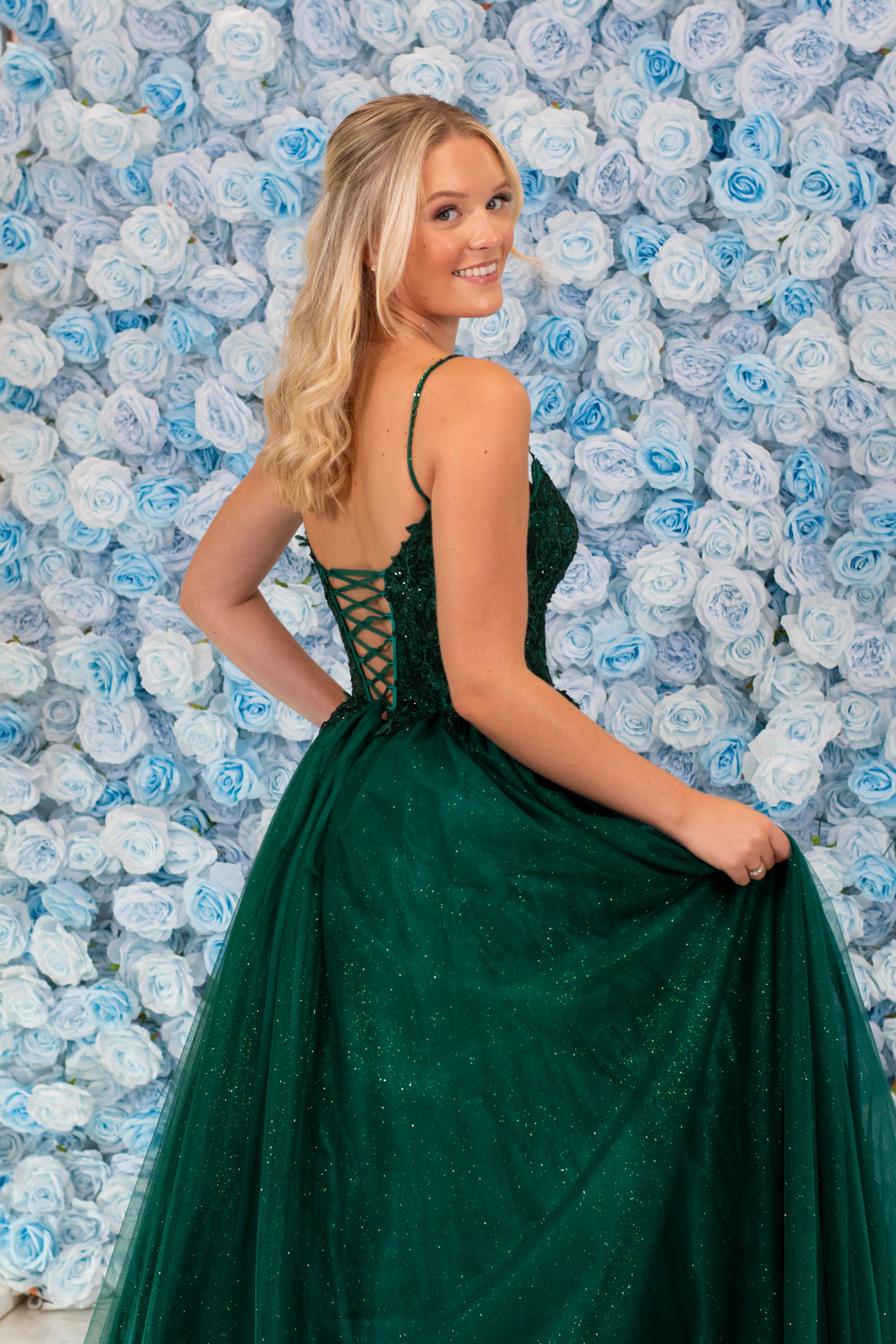 Verde Scuro Malia Dritto Verde Scuro in vendita all'ingrosso su Faire10