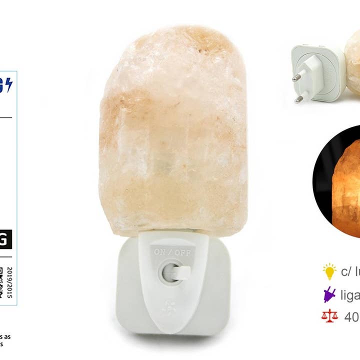 Night Light Salt Lamp 400gr for wholesale by Esoterica Arte