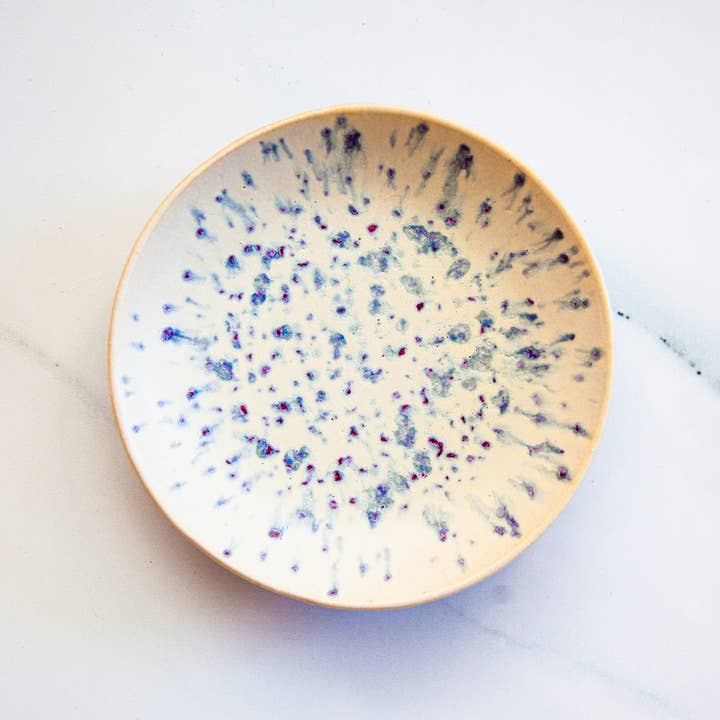 Melike Carr - Vente Plateaux à bijoux - Plats à anneaux en céramique, glaçures cristallines3