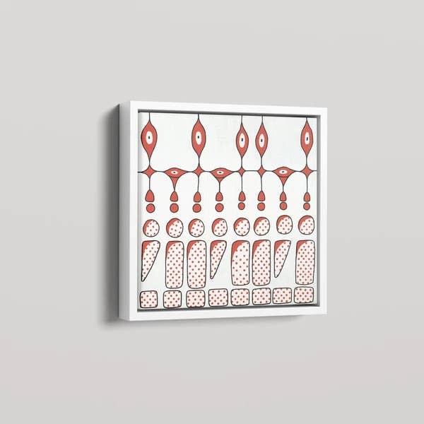Retinal Cells Framed Canvas for wholesale by Kella L. Vangsness Art