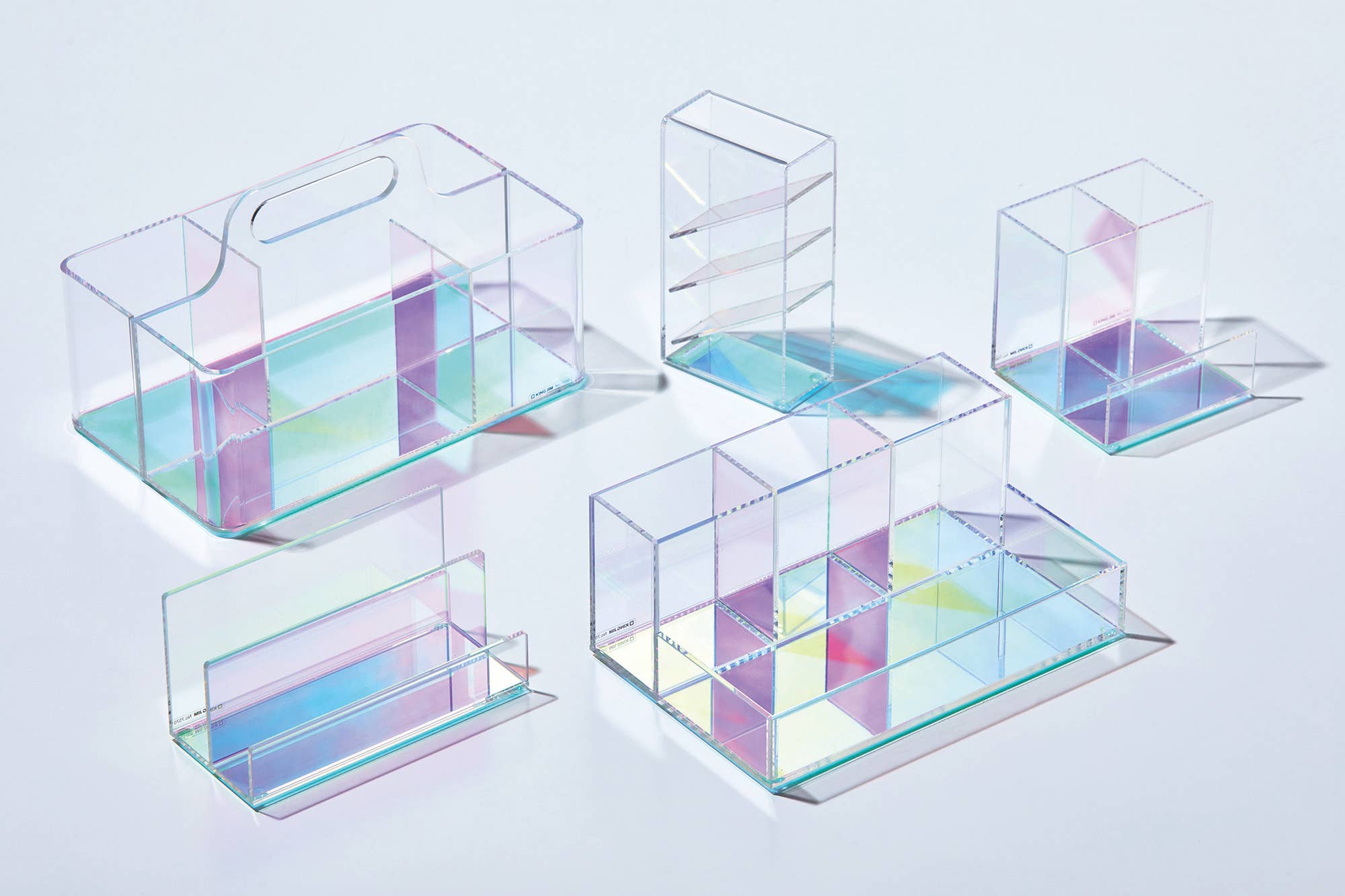 HITOTOKI by KING JIM - Wholesale Desk Organizer - Lumillia Acrylic Desk Organizer9