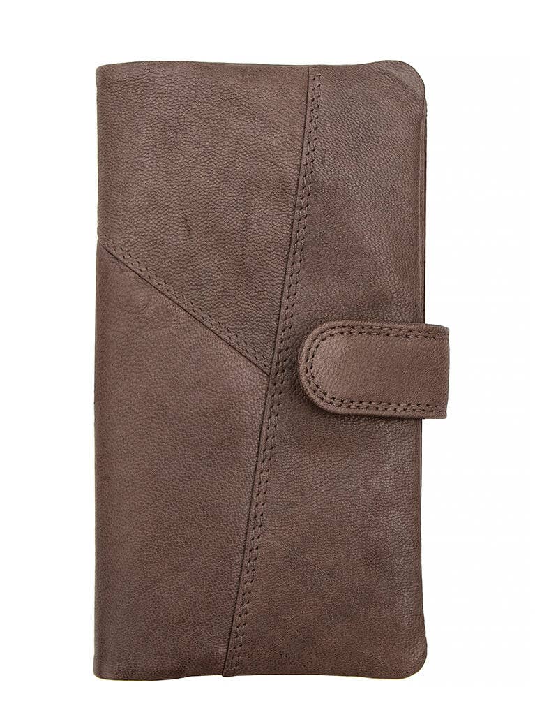 PRIMEHIDE - Venta al por mayor Cartera - Mujer - Monedero de piel grande Crumble - 65030