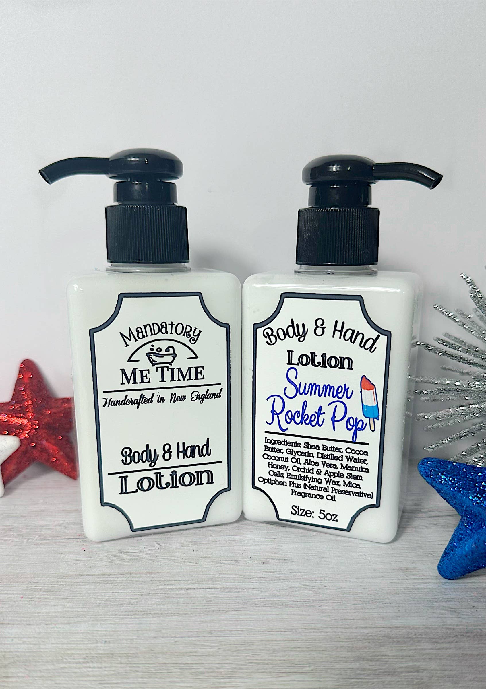 Mandatory Me Time - Wholesale Hand & Body Lotion - Rocket Pop Hand & Body Lotion | Seasonal Summer Patriotic 1