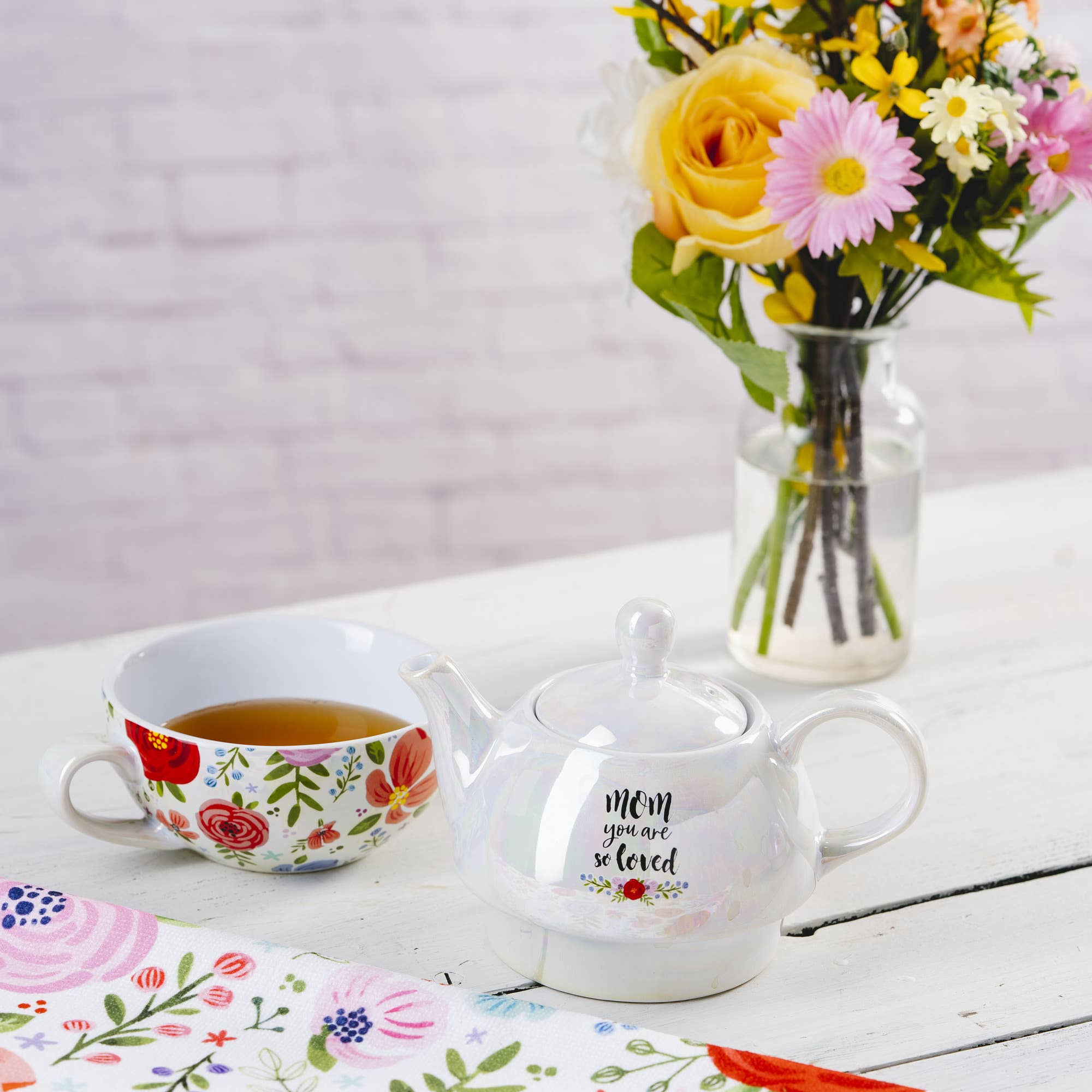 Pavilion - Vendita all'ingrosso Servizi da tè - Mamma - Tè per uno
(Teiera da 14,5 once e tazza da 10 once)2