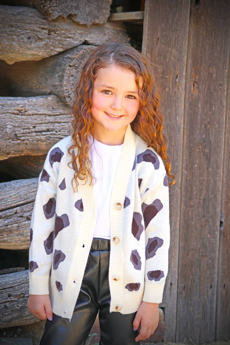 Kids Charm Online - Wholesale Cardigan - Kids - 🔶ANIMAL SPOTTED PRINTED CARDIGAN. TPG651722010-A-A2