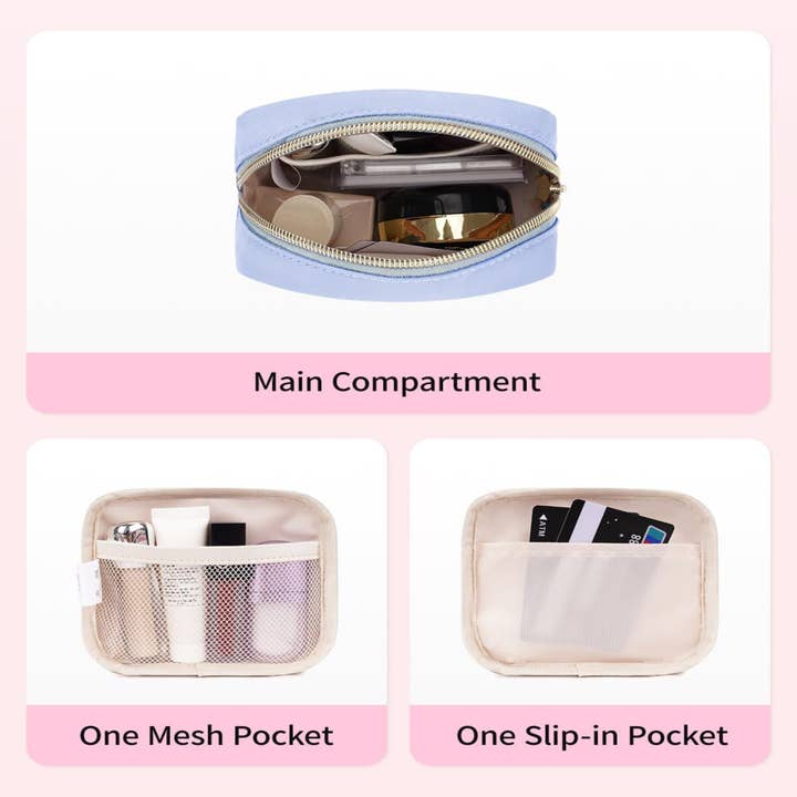 wandf – Großhandel Schmink-/Kosmetiktasche – Personalisierte Monogramm-Tasche Mini Initialen Schminktasche82