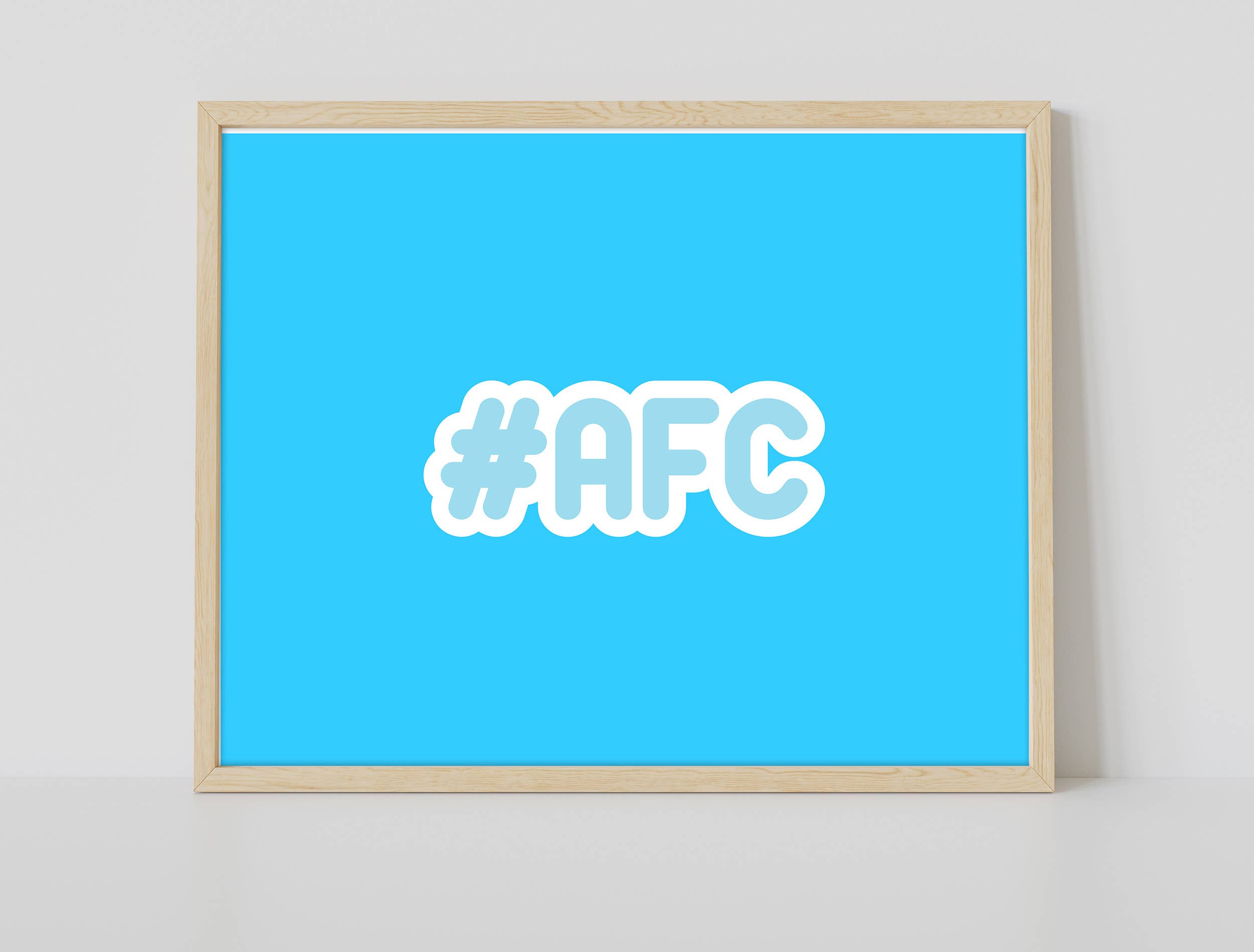 Star Editions – wholesale Art print – Hashtag Afc - 11X14” Premium Art Print1
