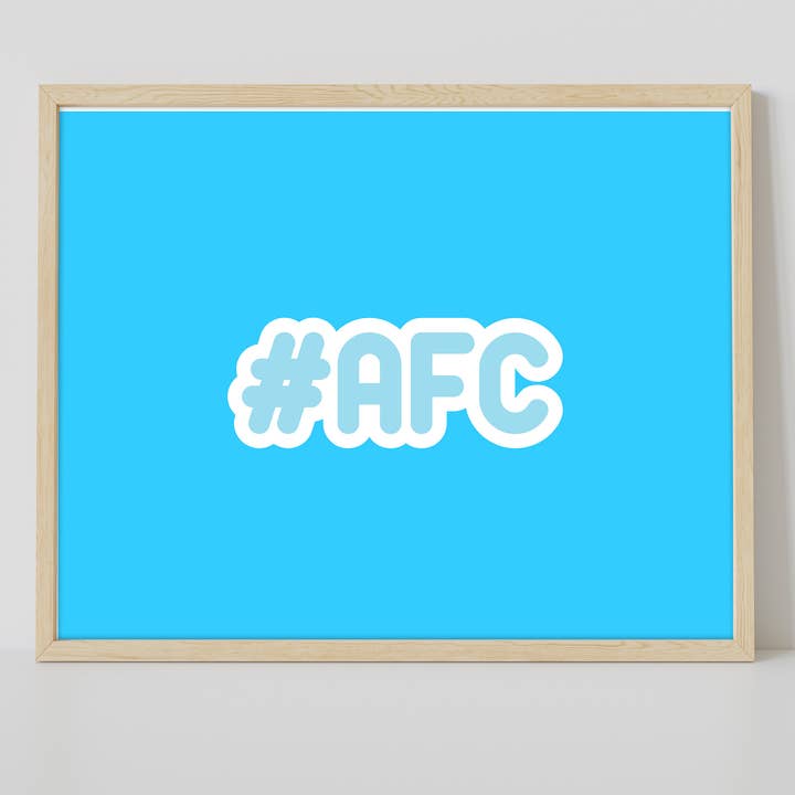 Star Editions – wholesale Art print – Hashtag Afc - 11X14” Premium Art Print1