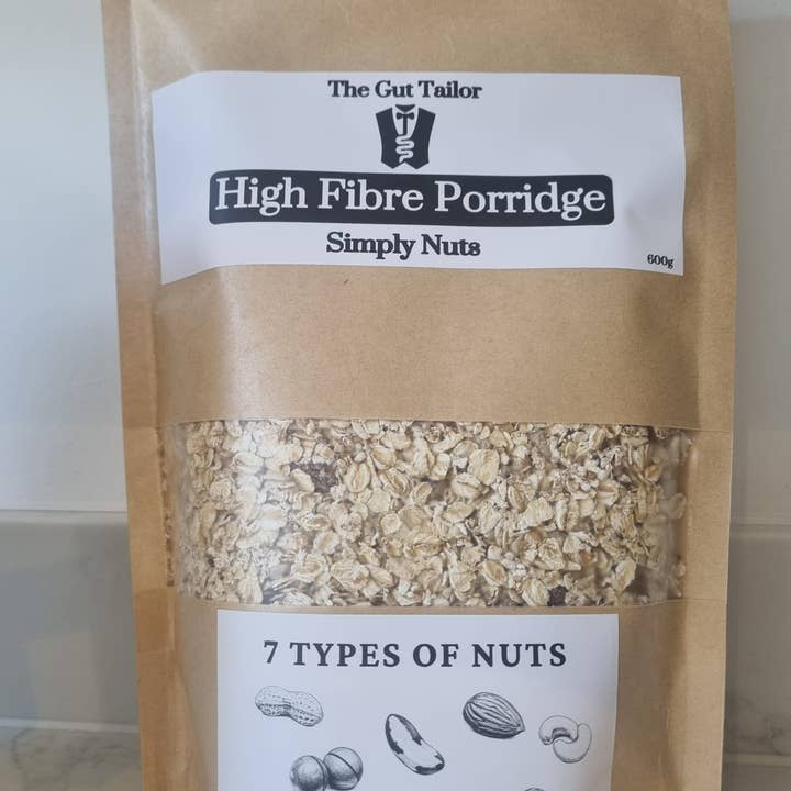 The Gut Tailor – wholesale Breakfast cereal – High Fibre Porridge (12 portions) - Simply Nuts4