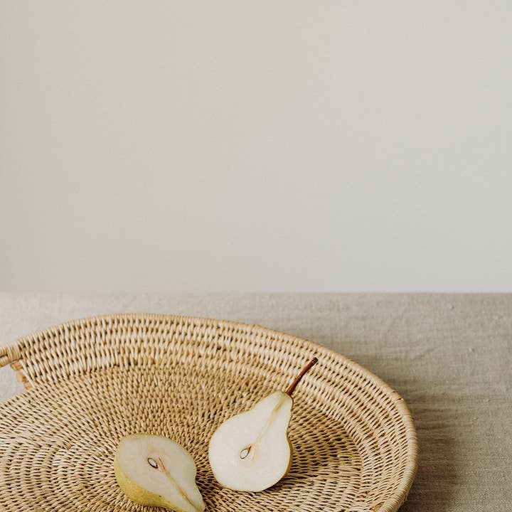 Raw Label - Wholesale Decorative tray - Woven Makenge Tray4