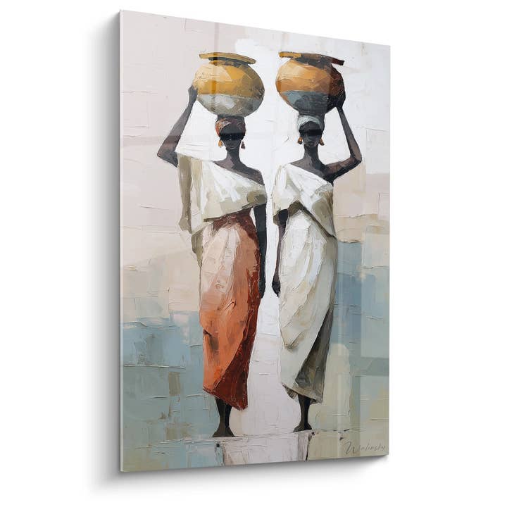 Tafel Vrouwen Waterdragers - Afrikaanse Gratie - Editie Afrikaanse Cultuur voor wholesale door Walensky