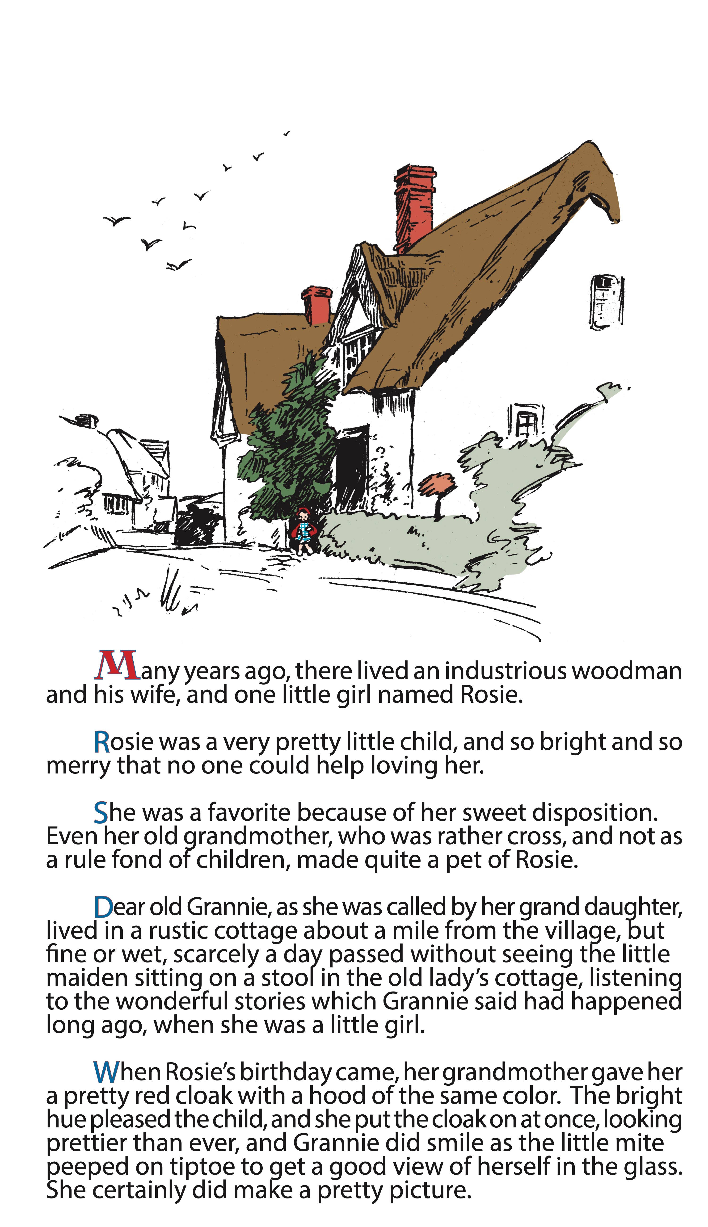 Laughing Elephant Books – wholesale Pre-school book (3–5) – Red Riding Hood- Children's Picture Book-Vintage2