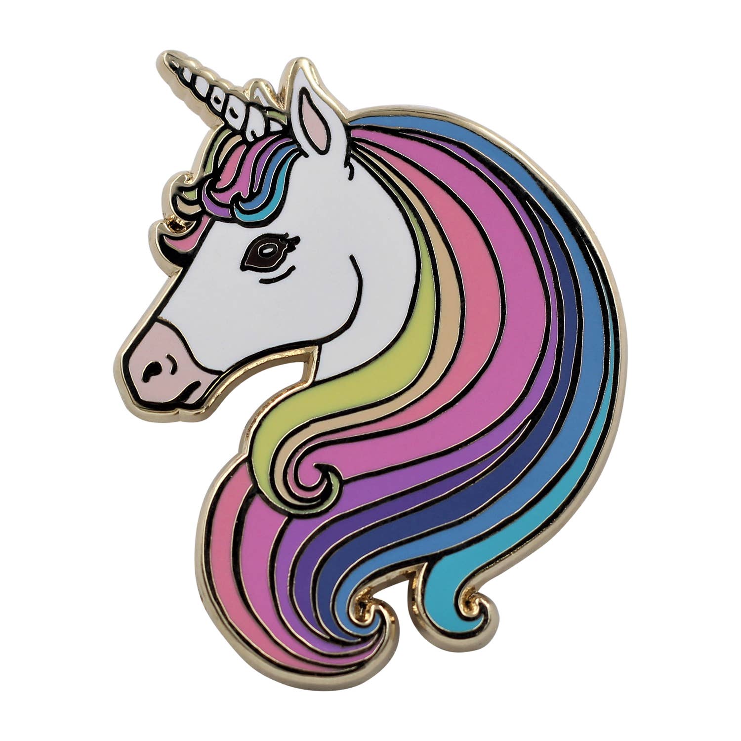 Sick <b>Unicorn</b> Funny Enamel Keychain.