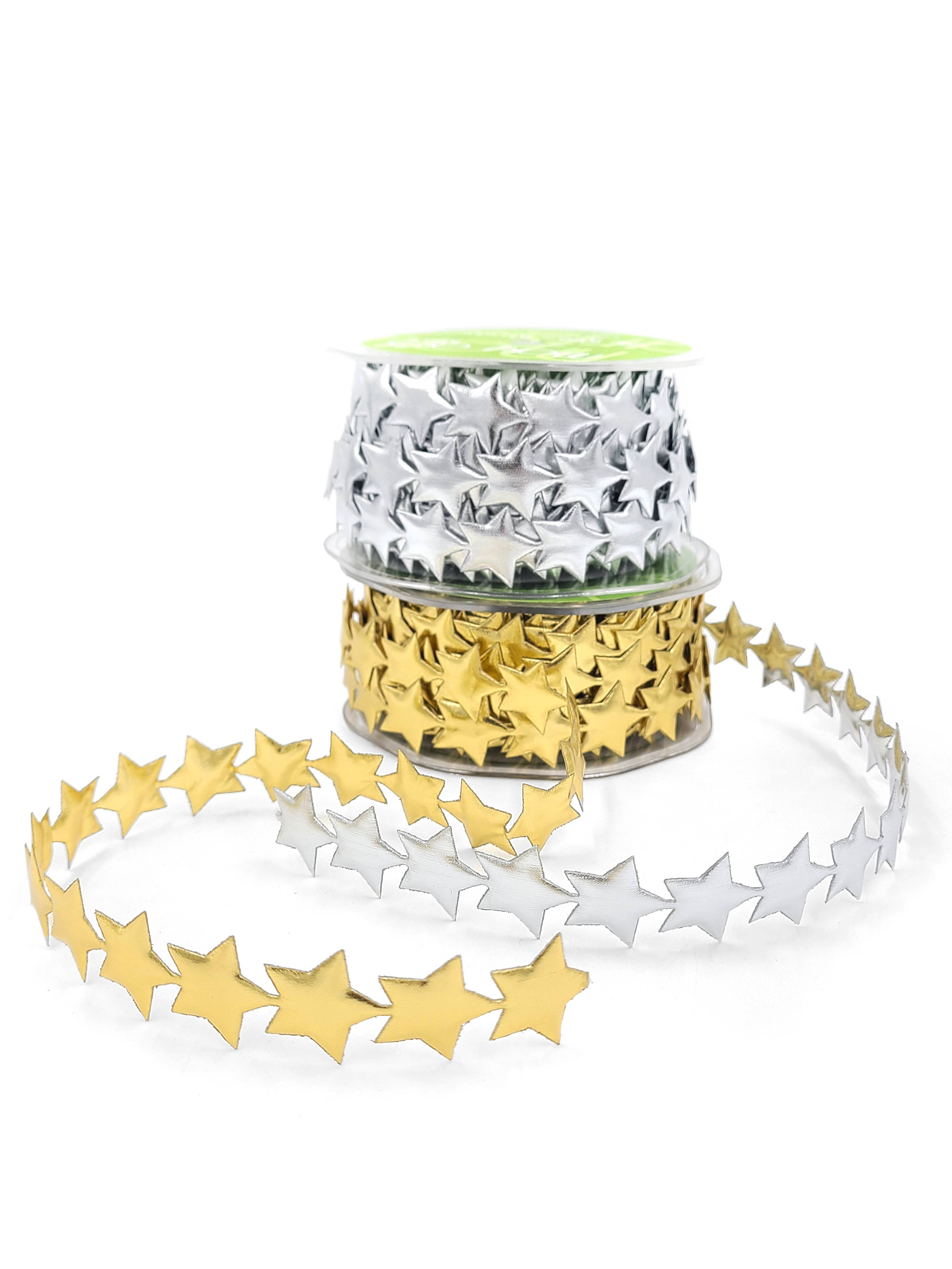 May Arts Ribbon - Vendita all'ingrosso Nastri - Confezione regalo - Nastro satinato a forma di stella gonfia1